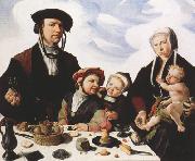HEEMSKERCK, Maerten van Family Portrait (mk08) oil painting on canvas